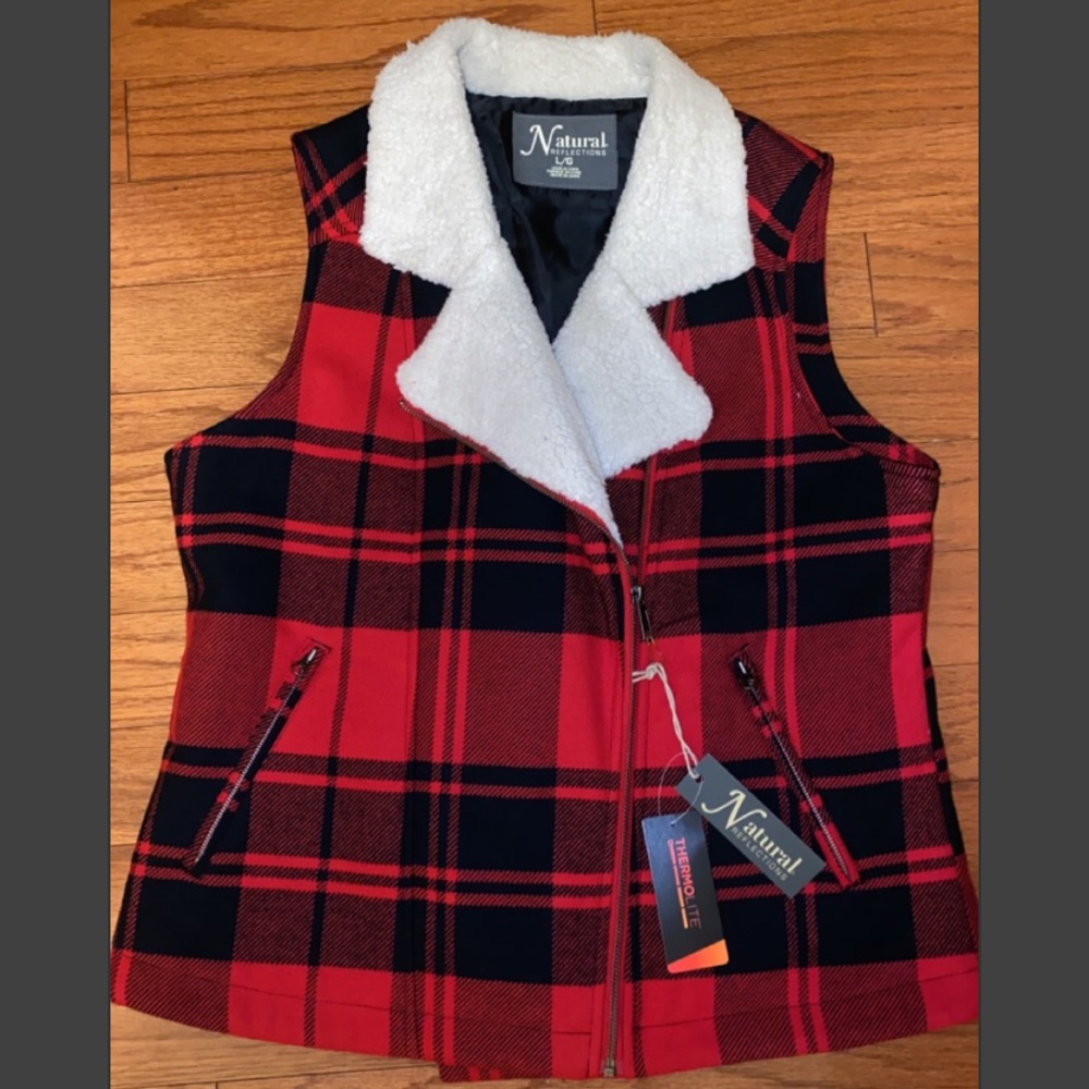Plaid Vest